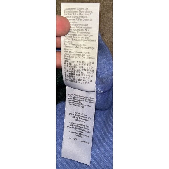 J.Crew 2X Womens Sweater Striped Extra Soft Stretch Lightweight Crew Neck Color - Picture 14 of 15